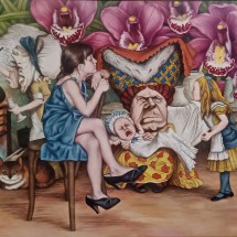 Painting Tenniel's Duchess from Alicia Carletti (1996, Argentina)